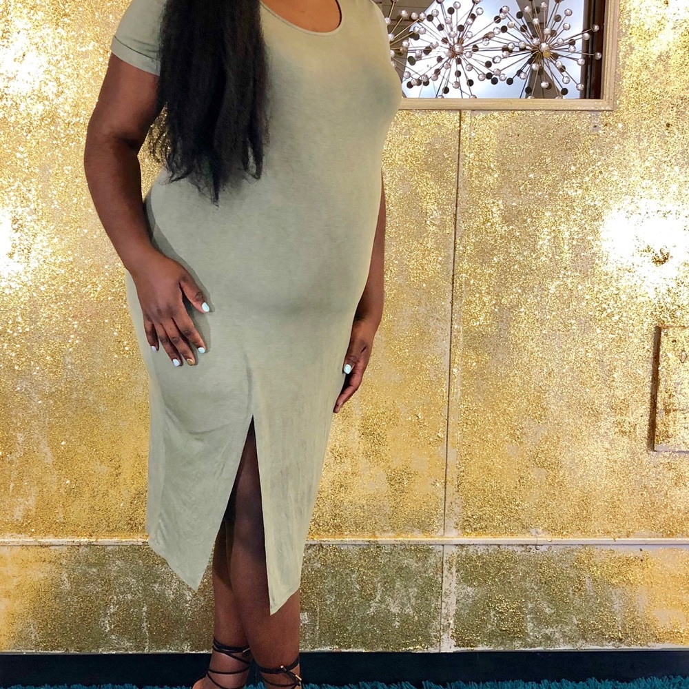 Plus Size “Tie Me Down” Dress
